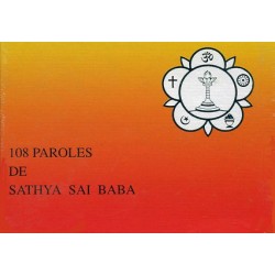 Jeu de 108 cartes Paroles de Sathya Sai Baba neuf sous blister