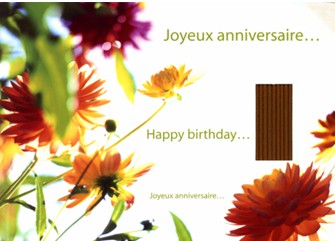 Chemin Du Bien Etre Carte Postale Encens Joyeux Anniversaire Les Encens Du Monde