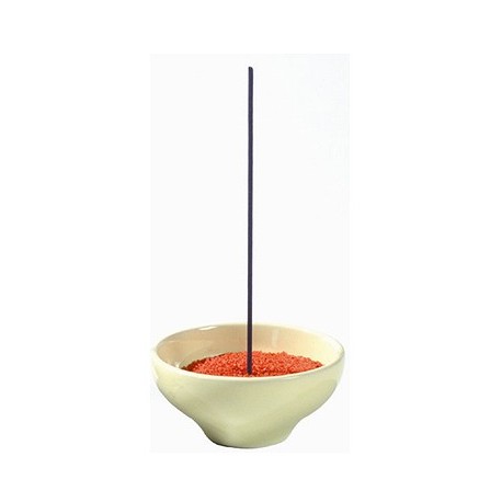 Porte-encens Flora Les Encens du Monde en terre cuite artisanale