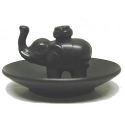 Brûle-Encens Éléphant de la Chance "Lucky" - Support pour Bâtonnets