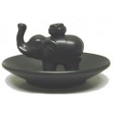 Brûle-Encens Éléphant de la Chance "Lucky" - Support pour Bâtonnets