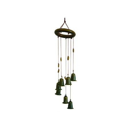 Mobile Feng Shui a 7 cloches harmonie et energie positive