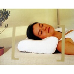 Oreiller ergonomique a mémoire de forme SISSEL Deluxe avec taie