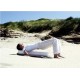 Pilates Roller Blanc Sissel 90 cm pour exercices et massage