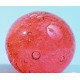 Boule coupée avec bulles - rose
