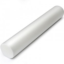 Rouleau de massage et d'entraînement Pilates Roller blanc SISSEL 90 cm densité 27 kg m3