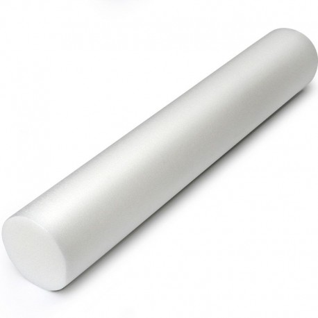 Rouleau de massage et d'entraînement Pilates Roller blanc SISSEL 90 cm densité 27 kg m3